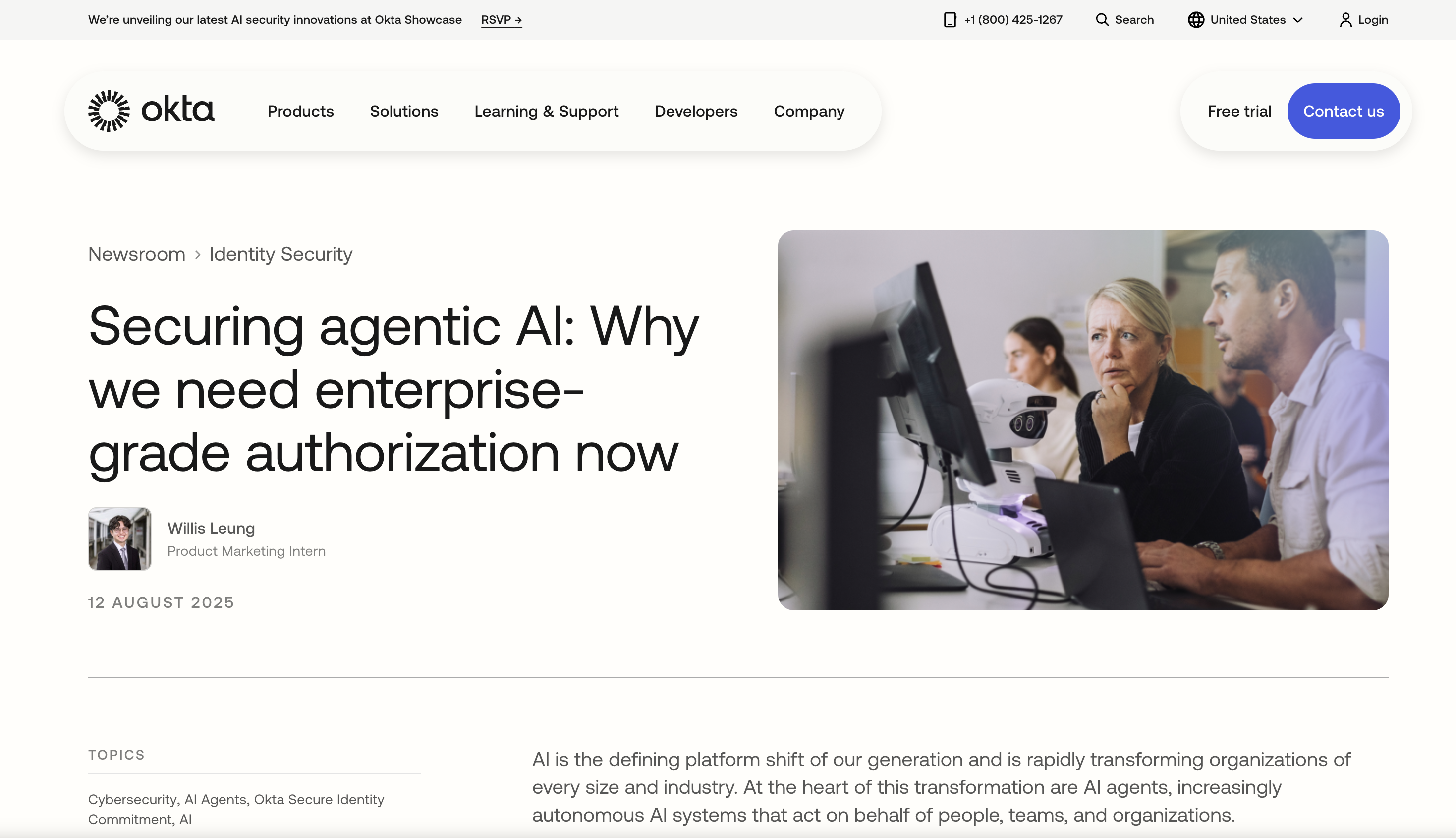 Enterprise-grade authorization for Agentic AI